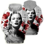 Taylor Swift Flower Pullover Hoodie