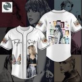 Taylor Swift White The Eras Tour Baseball Jersey