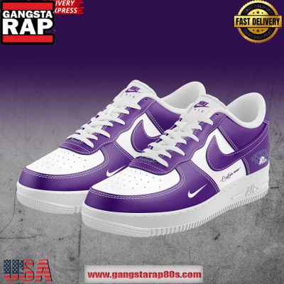 TCU Football Custom Air Force 1 Running Sneakers Shoes