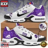 NCAA Custom Name Tcu Horned Frogs Football Mascot Symbol Air Max Plus Shoes Running Sneakers