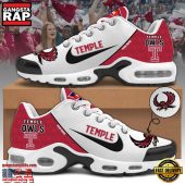 NCAA Custom Name Temple Owls Football Mascot Symbol Air Max Plus Shoes Running Sneakers