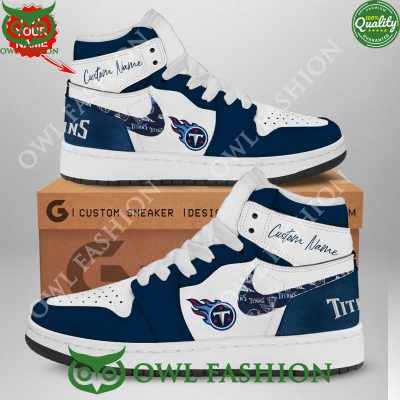 Tennessee Titans Custom Name Air Jordan High Top NFL