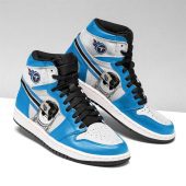 NFL Tennessee Titans Jack Skellington Air Jordan 1 High Sneakers