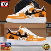 NCAA Tennessee Volunteers Go Big Orange Custom Air Force 1 Shoes Running Sneakers