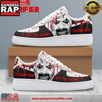 Terrifier Art The Clown Air Force 1 Running Sneakers Shoes