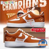 Texas Longhorns Softball Women's College World Series 2025 Champions Air Force 1 Shoes Sneaker