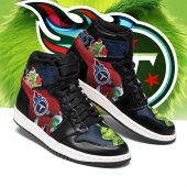 NFL Tennessee Titans The Grinch Air Jordan 1 High Sneakers