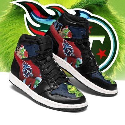 NFL Tennessee Titans The Grinch Air Jordan 1 High Sneakers