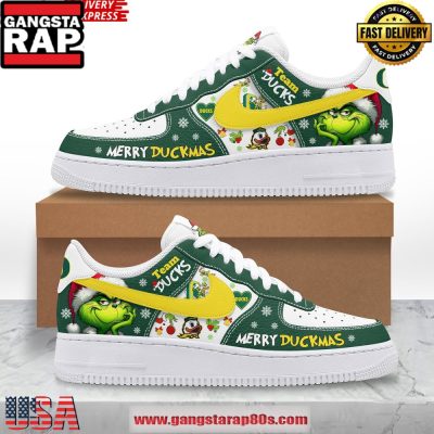 The Grinch x Oregon Ducks Limited Edition Air Force 1 Running Sneakers