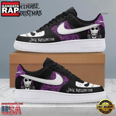 The Nightmare Before Christmas Jack Skellington Air Force 1 Shoes Sneakers