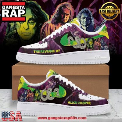 The Revenge Of Alice Cooper Air Force 1 Running Sneakers Shoes