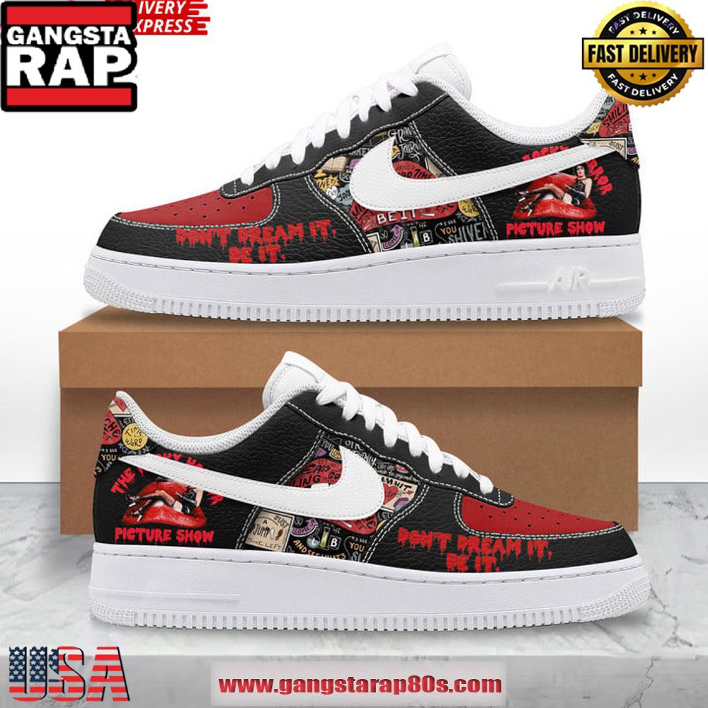 The Rocky Horror Picture Show Limited Edition Air Force 1 Running Sneakers Shoes The Rocky Horror Picture Show Limited Edition Air Force 1 Running Sneakers Shoes