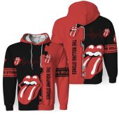 The Rolling Stones Black Red Pullover Hoodie