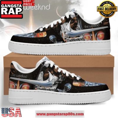 The Weeknd After Hours Galaxy Air Force 1 Sneakers Shoes