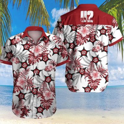 U2 Floral Hawaiian Shirt