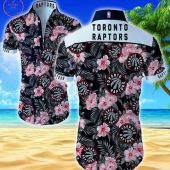 NBA Toronto Raptors Tropical Flowers Hawaiian Shirt V2