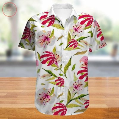 NBA Toronto Raptors Tropical Flowers Hawaiian Shirt V4