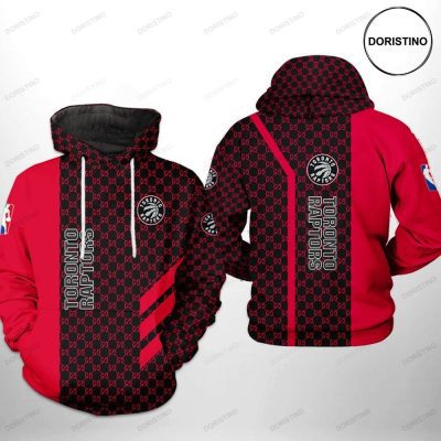 NBA Toronto Raptors Red Black GC Pullover Hoodie