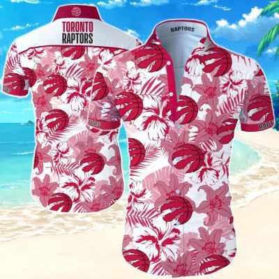 NBA Toronto Raptors Tropical Flowers Hawaiian Shirt V5