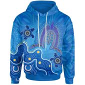 Australia Torres Strait Hoodie - Dhari And Turtle