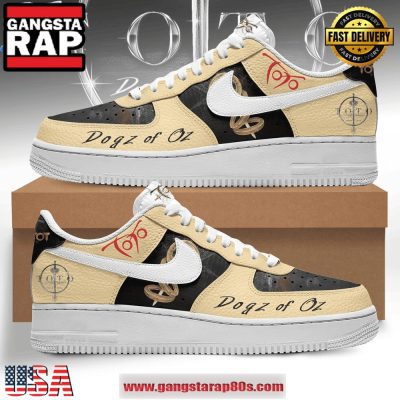 ToTo Band Dogz of Oz World Tour Air Force 1 Running Sneakers Shoes