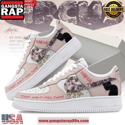 Travis Scott CIRCUS MAXIMUS Limited Edition Air Force 1 Running Sneakers Shoes