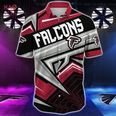 NFL Atlanta Falcons Red Silver Hawaiian Shirt