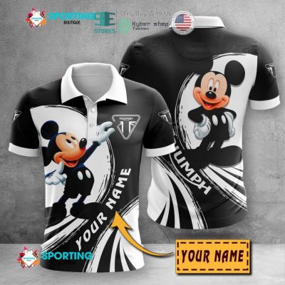 Triumph Motorcycles Custom Name Mickey Polo Shirt