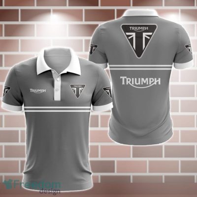 Triumph Motorcycles Grey Polo Shirt