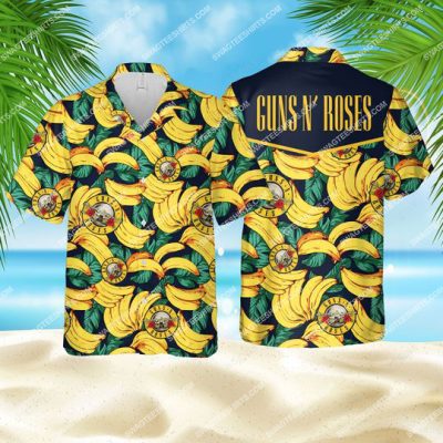 Guns N' Roses Tropical Banana Hawaiian Shirt