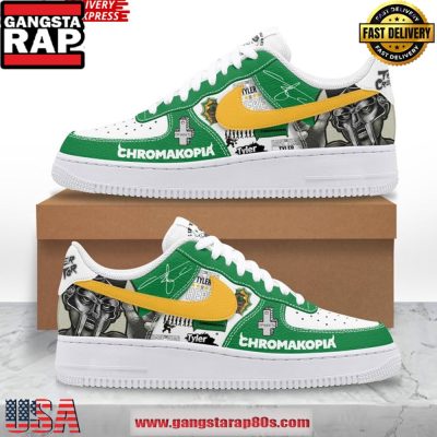 Tyler The Creator x Chromakopia Limited Edition Air Force 1 Running Sneakers