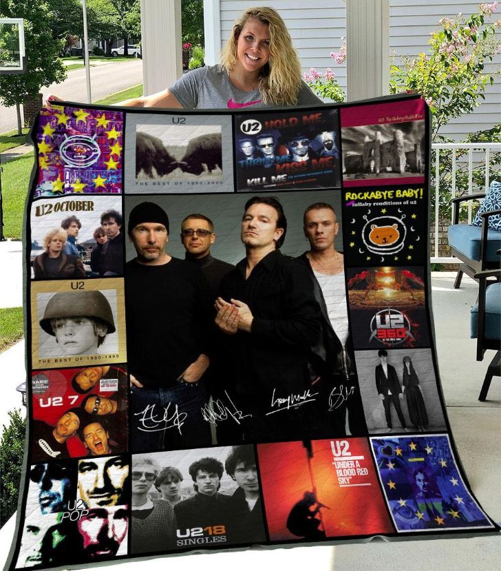 U2 Signature Quilt Blanket U2 Signature Quilt Blanket