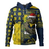 North Queensland Cowboys Hoodie Christmas Magic Knit Style Winter Glow