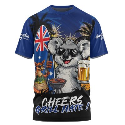 Australia T-Shirt Australia Day Coastal BBQ Beer Summer Vibes