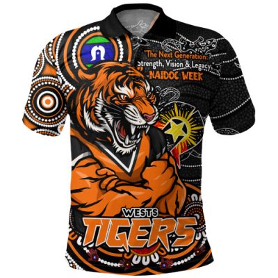 Wests Tigers Polo Shirt Spirit Of NAIDOC Series