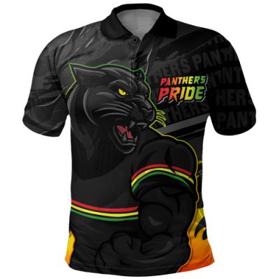 Penrith Panthers Polo Shirt Defend The Pride