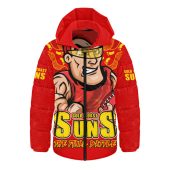 Gold Coast SUNS Hooded Padded Jacket Final Clash Battle Edition