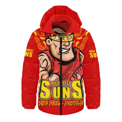 Gold Coast SUNS Hooded Padded Jacket Final Clash Battle Edition