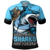 Cronulla-Sutherland Sharks Polo Shirt Unleash Power In The Ultimate Battle