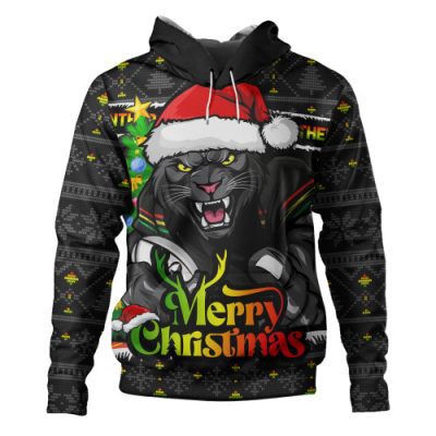 Penrith Panthers Hoodie Merry Christmas Game Day Knit Style Team Edition