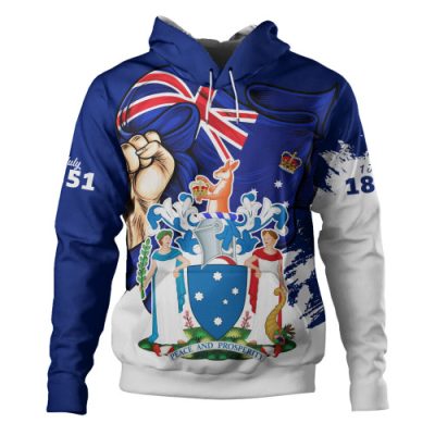 Victoria Hoodie Power Pride And Heritage Crest