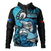 Cronulla-Sutherland Sharks Hoodie NAIDOC Indigenous Warrior Spirit
