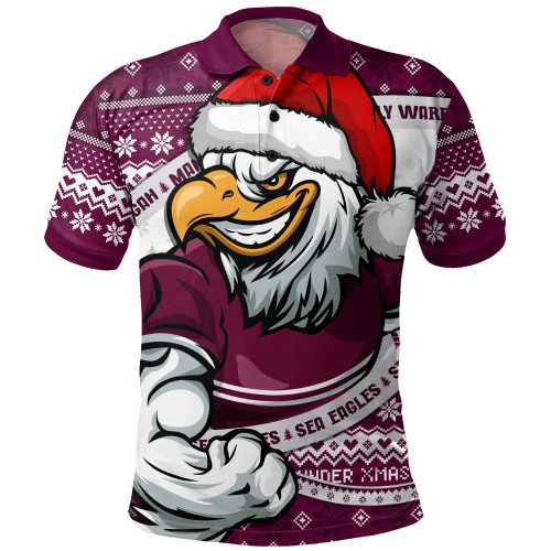Manly Warringah Sea Eagles Polo Shirt Ugly Knit Style For Christmas Game Fans Manly Warringah Sea Eagles Polo Shirt Ugly Knit Style For Christmas Game Fans