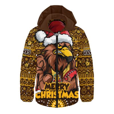 Hawthorn Hooded Padded Jacket Ugly Christmas Knit Patterns Vintage Jersey