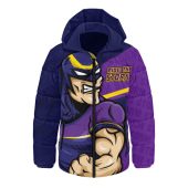 Melbourne Storm Hooded Padded Jacket Defend The Pride