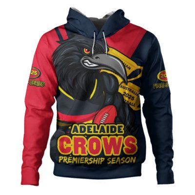 Adelaide Crows Hoodie Australian Football Finals Premiership Spirit