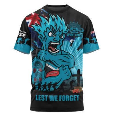 Port Adelaide T-Shirt ANZAC Day Honour And Football Legacy