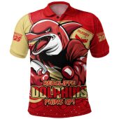 Redcliffe Dolphins Polo Shirt Battle For Glory Rugby Finals Edition