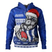 Melbourne Hoodie Merry Christmas Down Under Footy Power Style