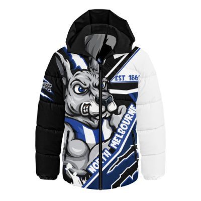 North Melbourne Hooded Padded Jacket Battlefield Glory Gear